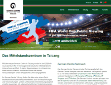 Tablet Screenshot of germancentretaicang.com